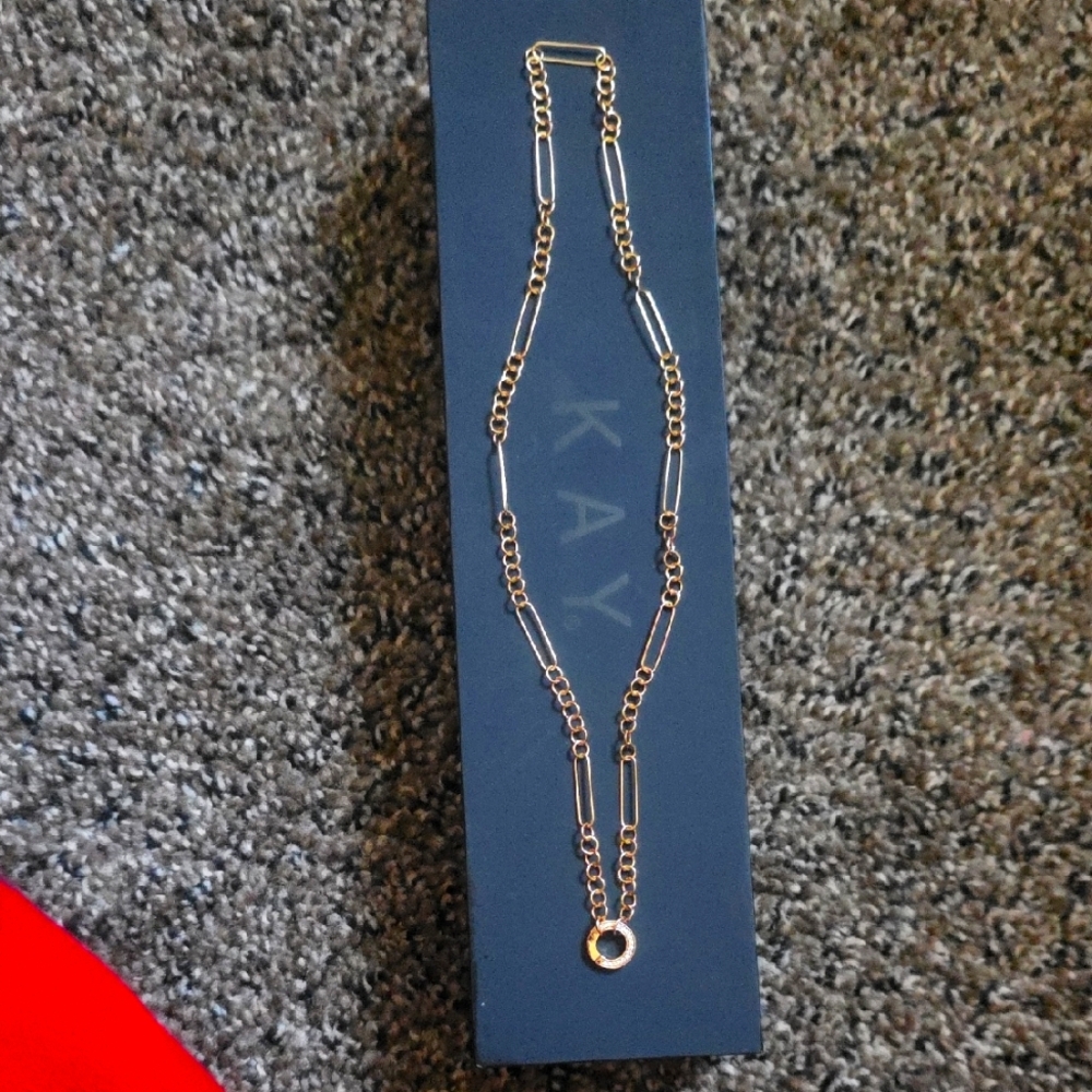 1/20 CT. T.W. Lab-Grown Diamond Necklace in Sterling Silver with 18K Gold Plated